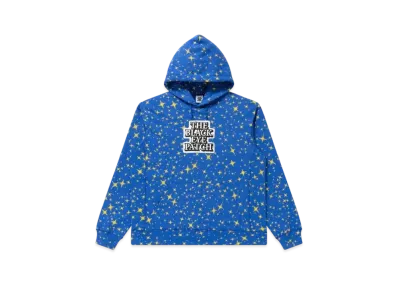 Blackeyepatch OG Label Star Patterned Hoodie "Blue"