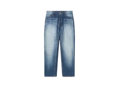 Blackeyepatch B Emblem Baggy Jeans "Washed Indigo"