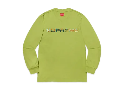 Supreme Meta Logo L/S Top "Lime"