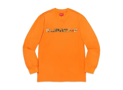Supreme Meta Logo L/S Top "Orange"