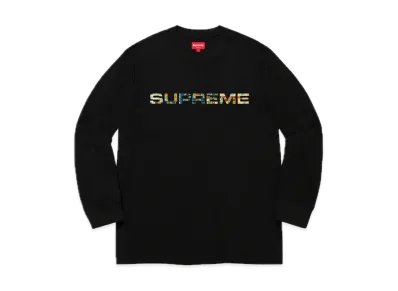 Supreme Meta Logo L/S Top "Black"