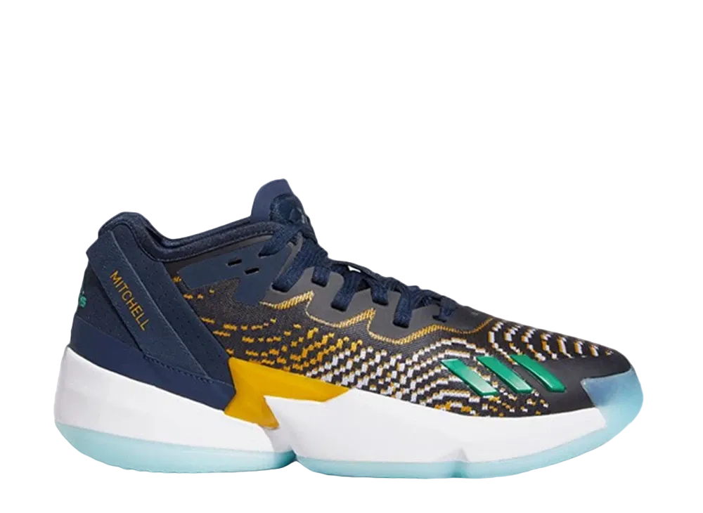 アディダス ドン イシュー4 "チームネイビーブルー/チームグリーン/チームカレッジゴールド"