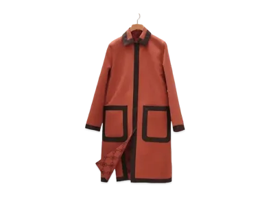 Hermes Double Slit Trench Coat "Maple Brown"