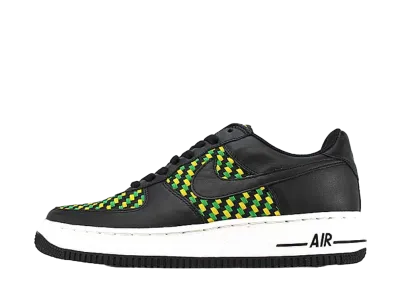 Nike Air Force 1 PRM "Black Classic Green Varsity Maize"
