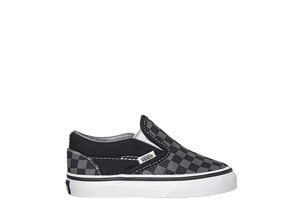 バンズ TD クラシック スリッポン チェッカーボード "ピューター"(キッズ)