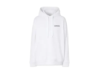 Burberry Constellations Print Cotton Hoodie "White"