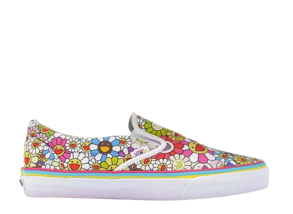 ムラカミ × バンズ スリッポン LX "マルチ カラー フラワー"