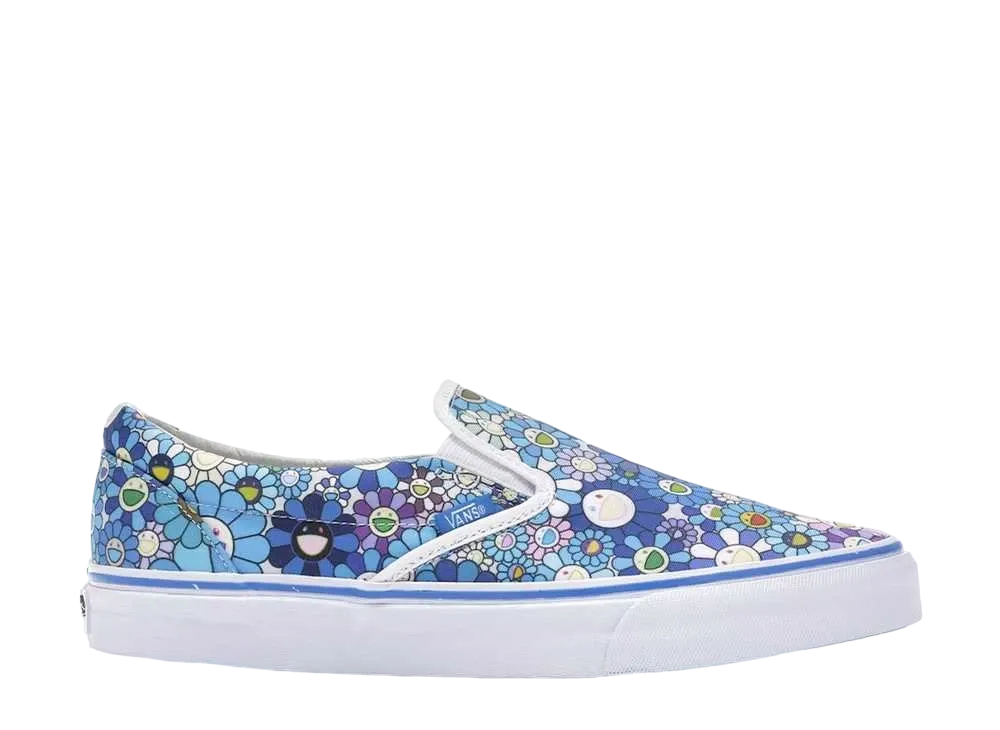 ムラカミ × バンズ スリッポン LX "ブルー フラワー"