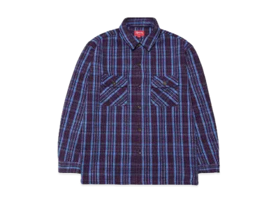 Supreme Heavy Flannel Shirt "Dark Plum"