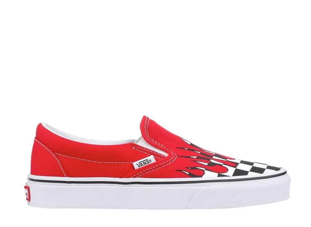 Vans Slip-On Checker Flame "Red"
