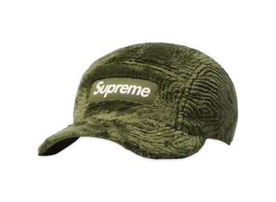 Supreme Swirl Fleece Camp Cap "Olive"