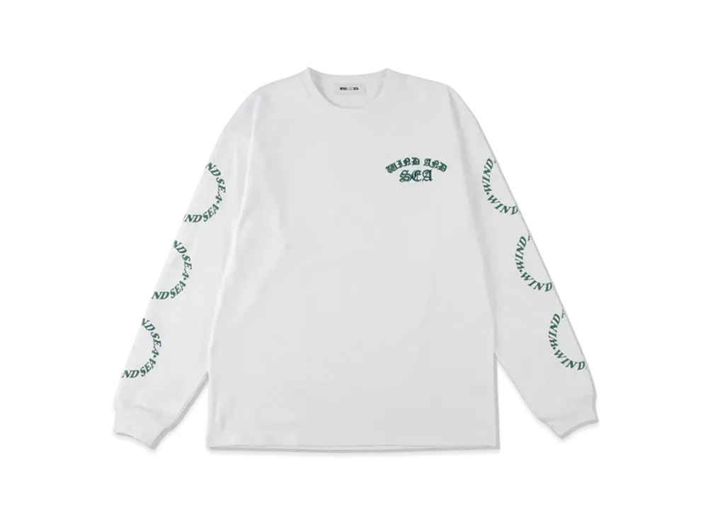 WIND AND SEA WDS (CircleI-Palm) LS Tee "White"