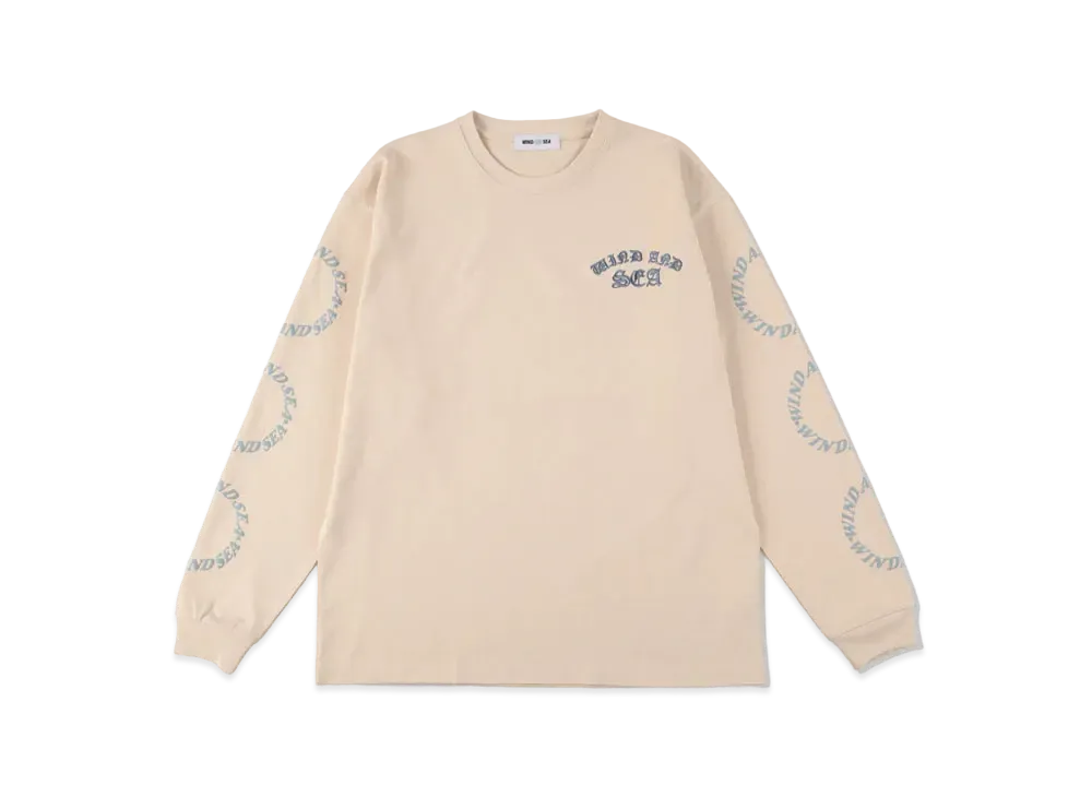 WIND AND SEA WDS (CircleI-Palm) LS Tee "Ivory"
