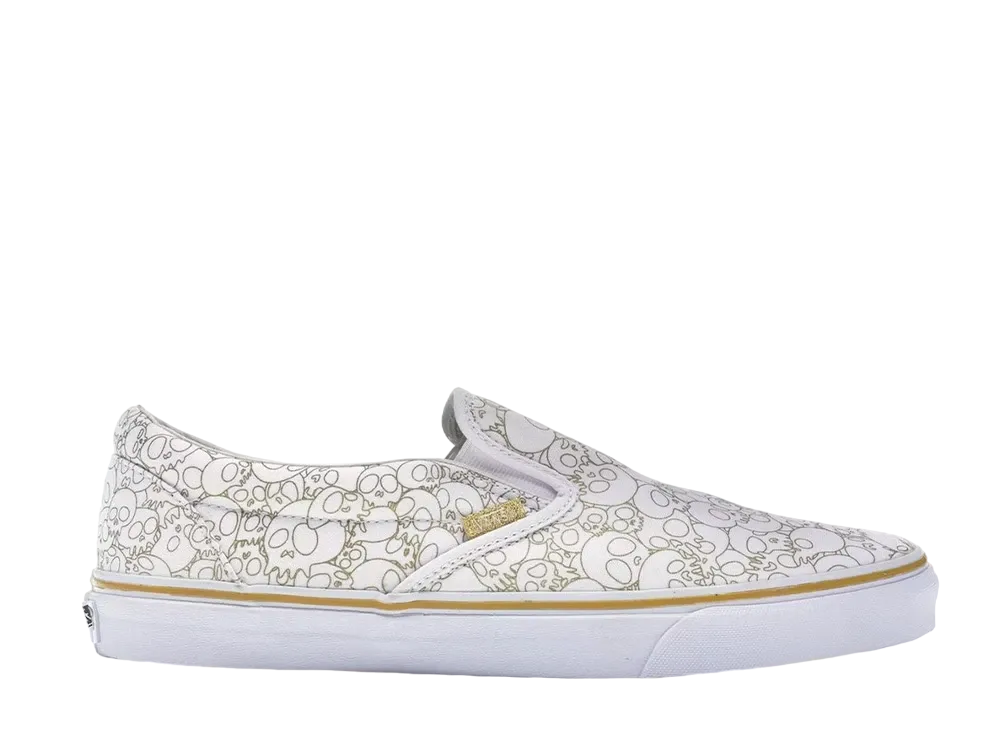 Murakami × Vans Slip-On LX "Gold Skull"