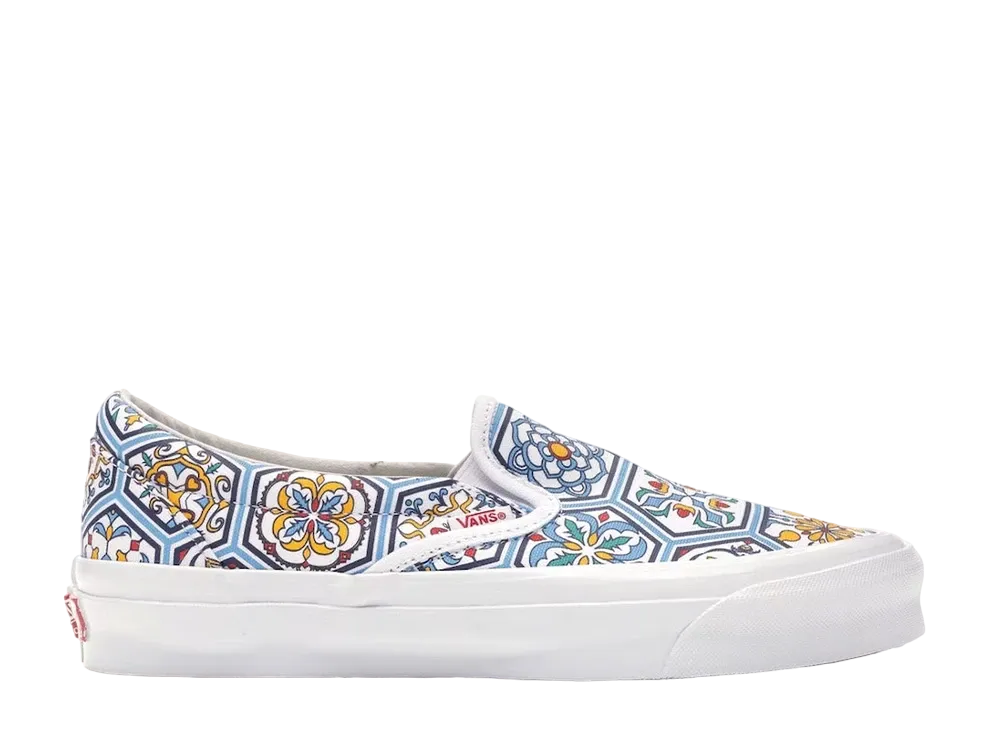 KITH × Vans Slip-On Moroccan "Tile Blue"