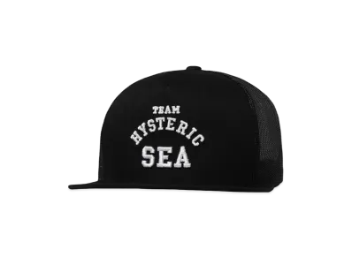 WIND AND SEA x HYSTERIC GLAMOUR Mesh Cap "Black"
