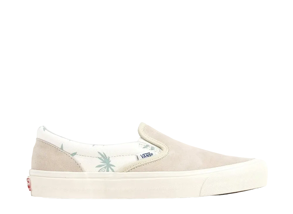 Modernica × Vans Slip-On "Light Blue/Repeat Palm Leaf"