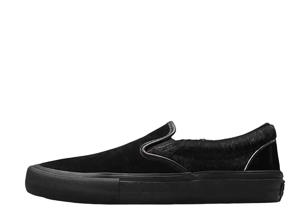 Engineered Garments × Vans Slip-On Mismatched Cow Hair "Black"
