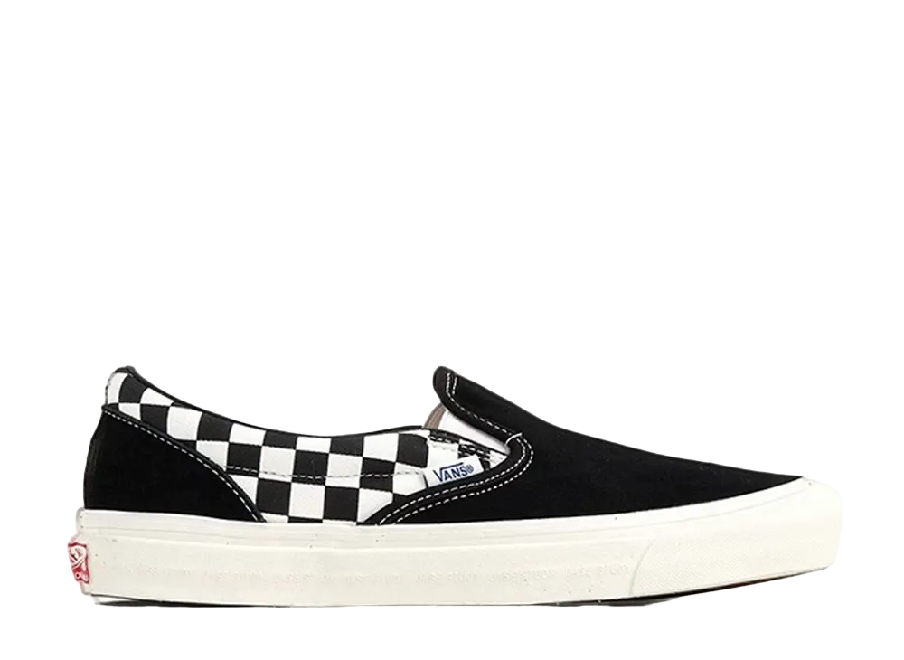モダニカ × バンズ スリッポン "ブラック/チェッカーボード"