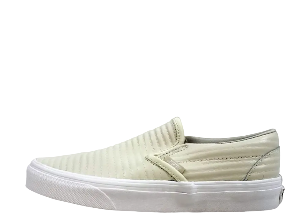 Vans Classic Slip On Moto Leather "Birch"