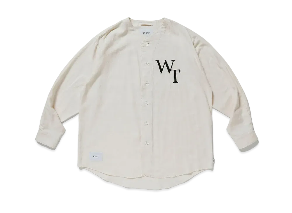 ダブルタップス リーグ 02 / LS / コットン. ツイル. リーグ 222TQDT-SHM05 "オフ ホワイト"