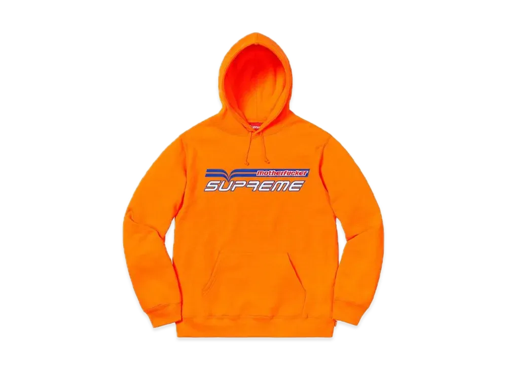 シュプリーム マザーファッカー フーデッド スウェットシャツ "オレンジ"