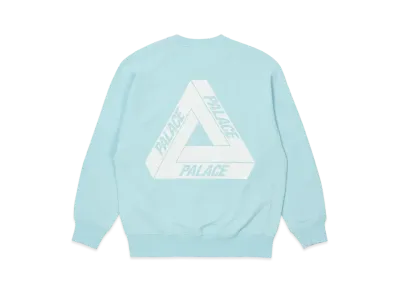 PALACE Tri-Ferg Slub Crew "Light Blue"