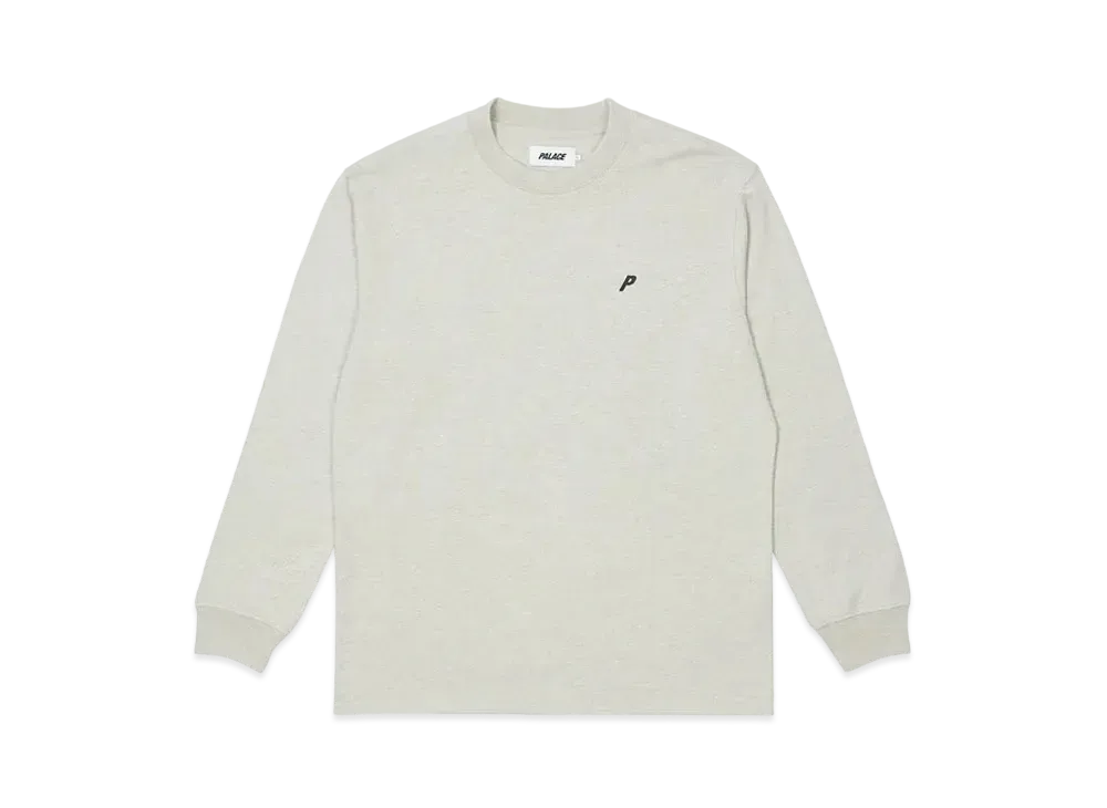 PALACE Mock Neck 320 Crew "Grey Marl"