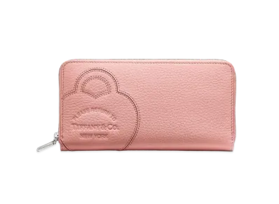 Tiffany & Co. Return To Tiffany Japan Exclusive Large Zip Wallet "Blush Pink"