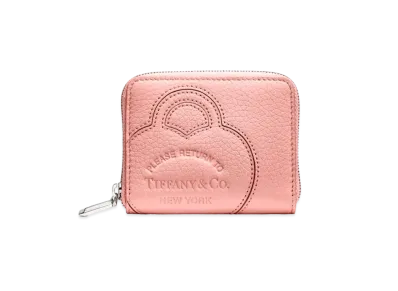 Tiffany & Co. Return To Tiffany Japan Exclusive Small Zip Wallet "Blush Pink"