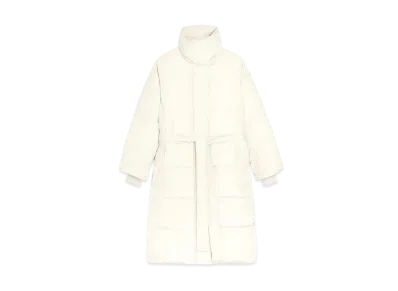 Stella McCartney Trench Puffer Jacket "Pearl Grey"