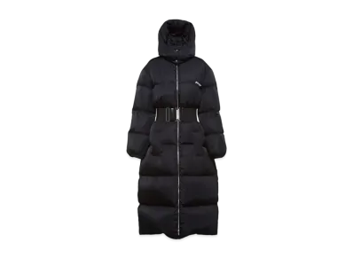 MIU MIU Technical Nylon Down Coat "Black"