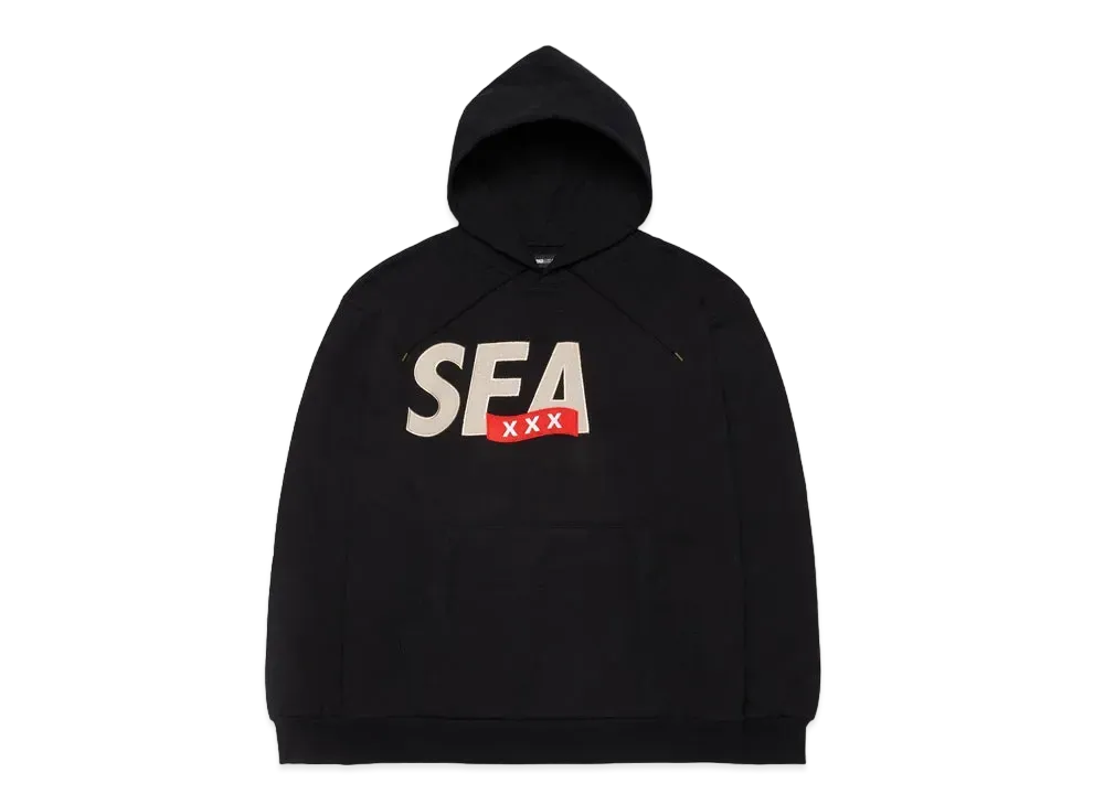 WIND AND SEA GOD SELECTION XXX HOODIE "Black"