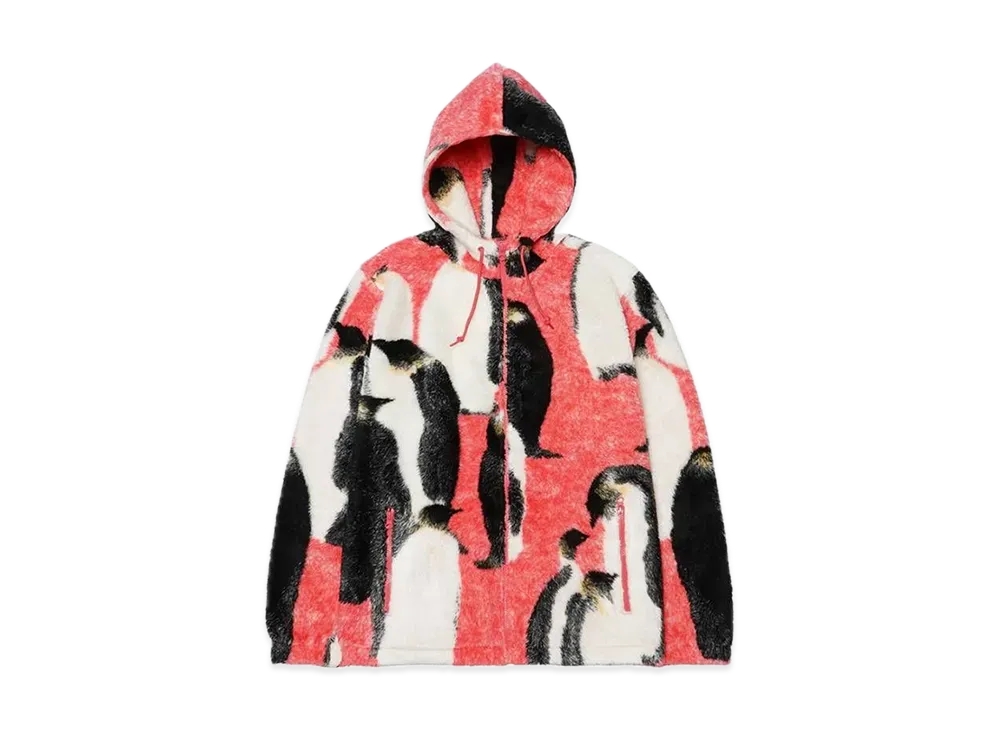 Supreme Penguins Hooded Fleece Jacket 