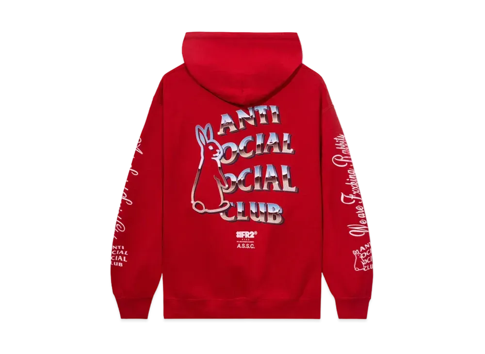 ANTI SOCIAL SOCIAL CLUB x FR2 ASSC Magnetism Red Hoodie "Red"