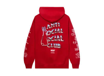 ANTI SOCIAL SOCIAL CLUB x FR2 ASSC Magnetism Red Hoodie "Red"