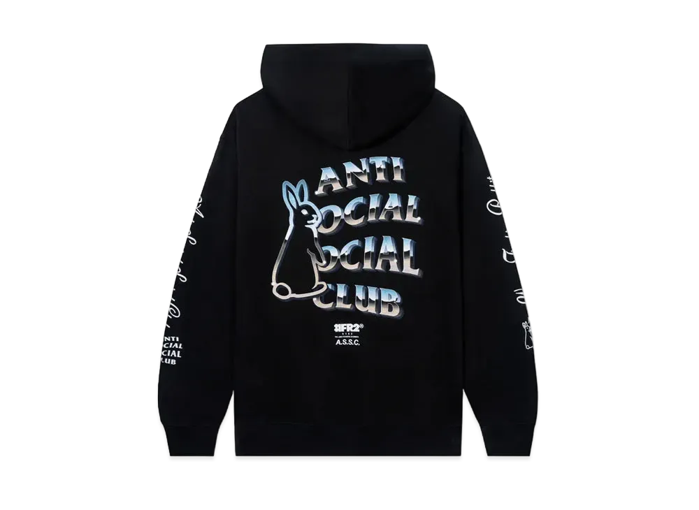 ANTI SOCIAL SOCIAL CLUB x FR2 ASSC Magnetism Black Hoodie "Black"