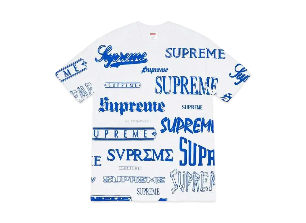 Supreme Multi Logo Tee "White"