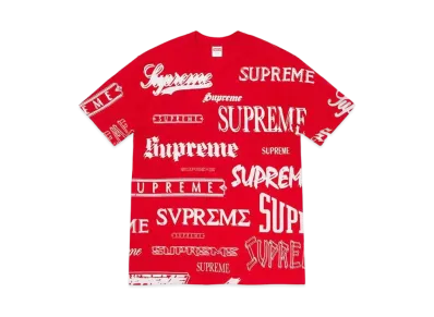 Supreme Multi Logo Tee "Red"