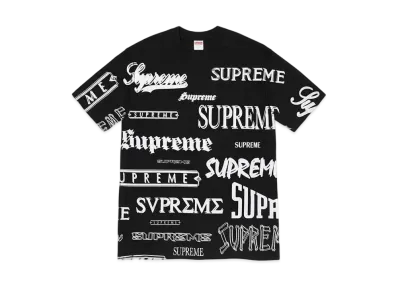 Supreme Multi Logo Tee "Black"