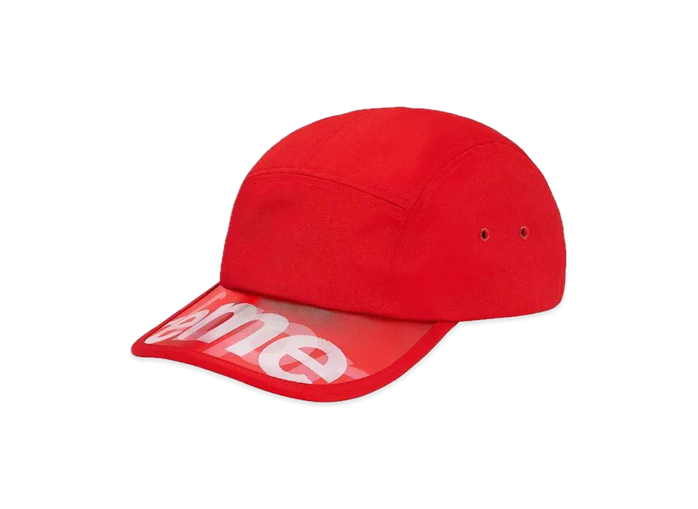 Supreme Lenticular Visor Camp Cap "Red"