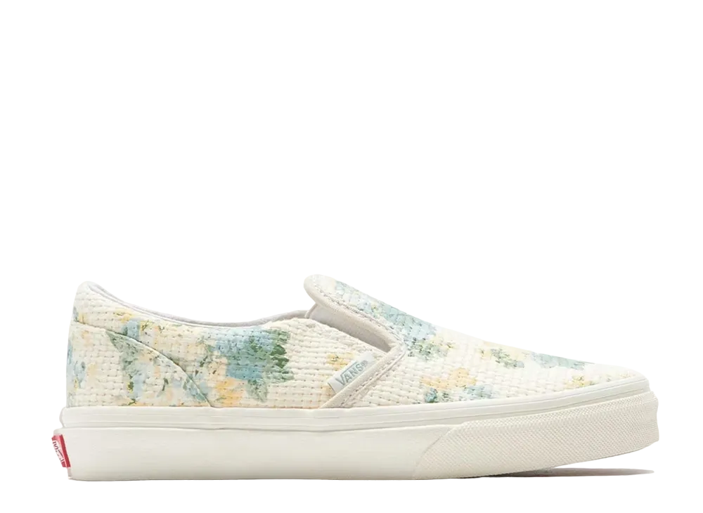 キス × バンズ PS クラシック スリッポン フォア ボールト ヴィンテージ "フローラル"