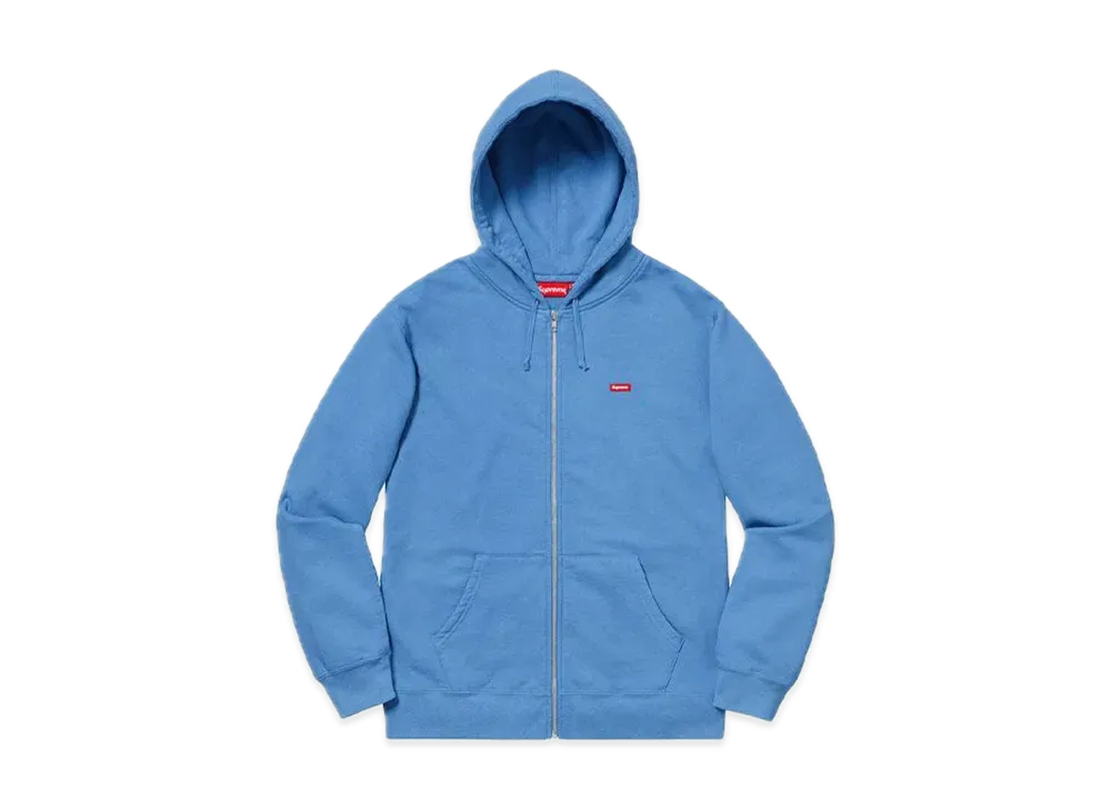 Supreme Small Box Zip Up Sweatshirt "Columbia Blue"