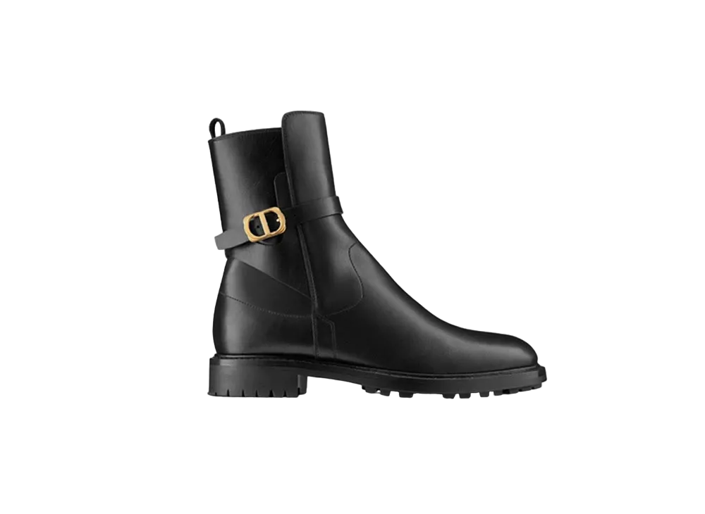 Dior Empreinte Short Boots Calfskin "Black"
