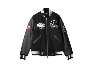WIND AND SEA x HYSTERIC GLAMOUR Stadium Jumper "Black"