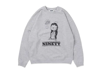 SNKRDUNK x 9090 Pray For Sneaker Sweat "HEATHER GRAY"