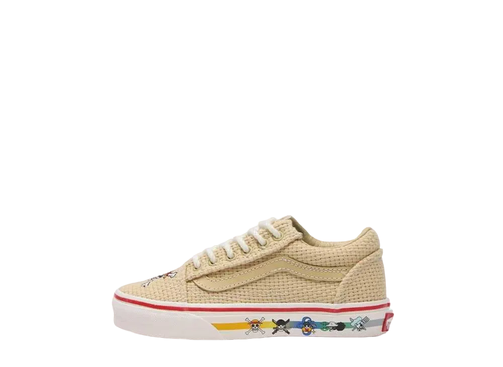 ワンピース × バンズ TD オールドスクール エラスティック レース "ストロー マルチ"(キッズ)