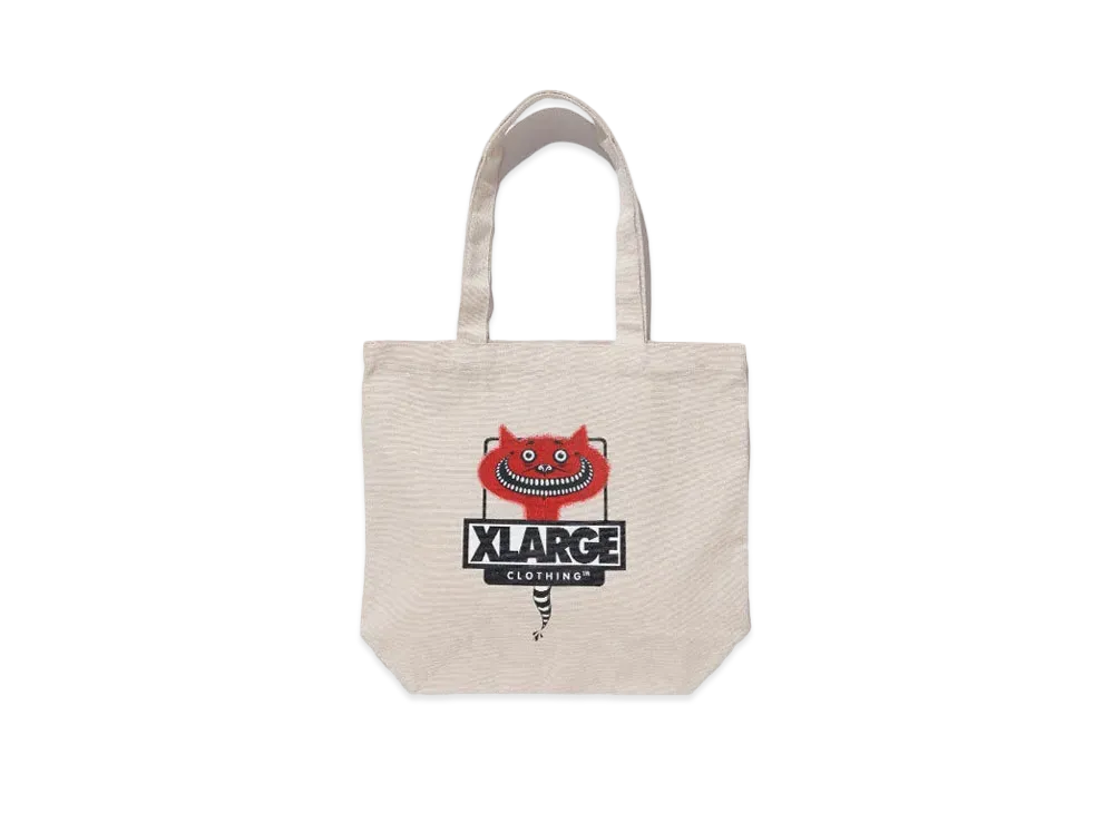 XLARGE x YOSHI47 Tote Bag "White/Rad"