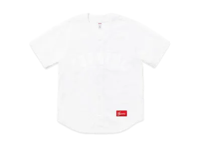 Supreme Corduroy Baseball Jersey "White"