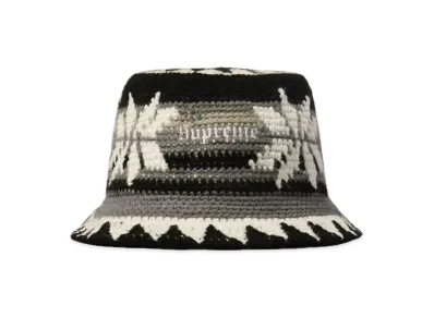Supreme Snowflake Crochet Crusher "Black"